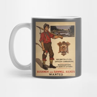 Vintage Canadian Forestry Battalion Mug